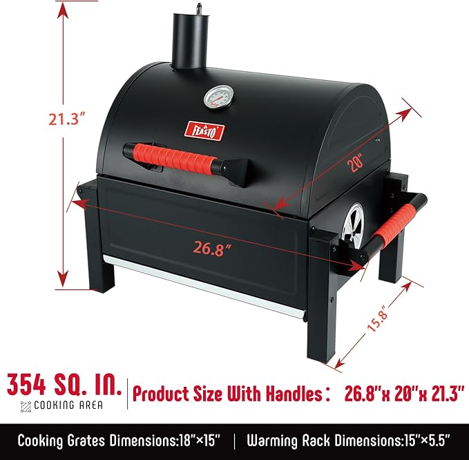 Portable Charcoal BBQ Grills - Image 3