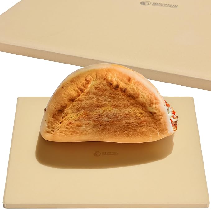 MOUNTAIN GRILLERS Pizza Stone for Oven and Grill BBQ by MountainGrillers