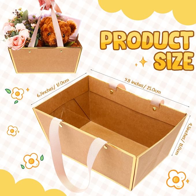Pinkunn 48 Pcs Basket for Gifts Empty DIY Bulk Party Gift Basket Kit - Image 2
