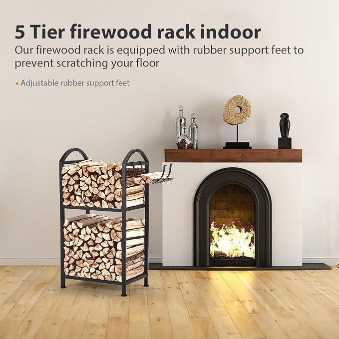 Firewood Rack Outdoor and Indoor, Fire wood Storage Racks - Image 7