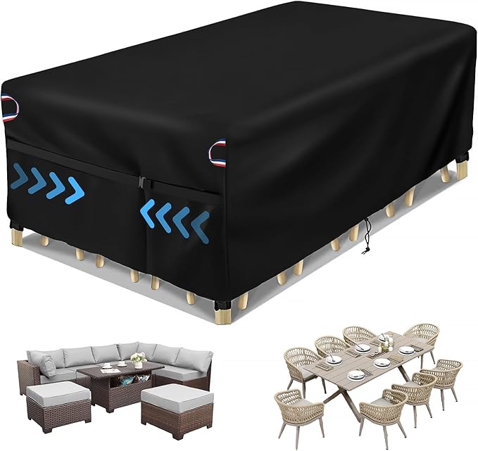 Patio Furniture Cover, 102inch Outdoor Furniture Covers Waterproof by PatioFurnitureCover
