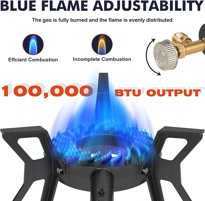 Llamaviva 100, 000 BTU Portable Propane Gas Stove - Image 3
