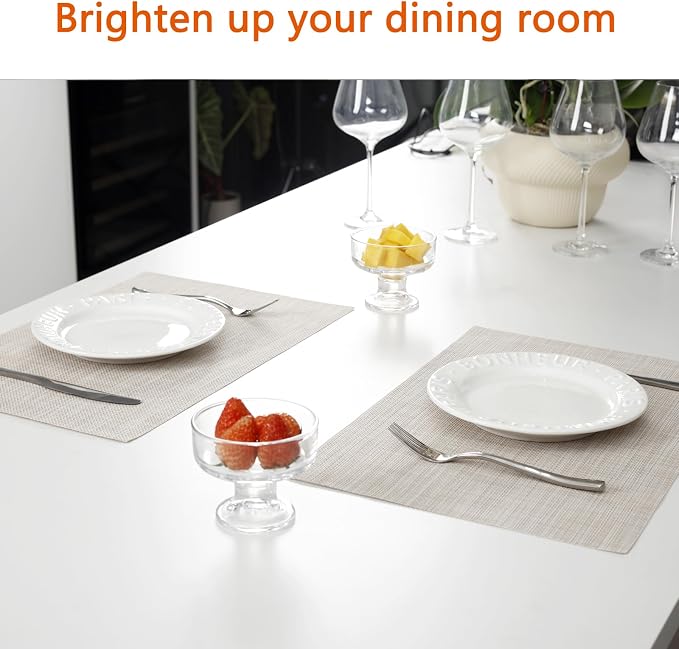 Placemats Set of 8 Washable&Wipeable Place mats - Image 6