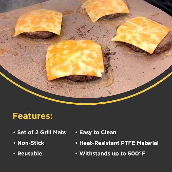 Copper Grill & Baking Mats Set of 2 - Image 4