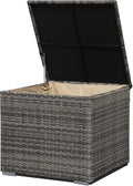 Super Patio Outdoor Patio Storage Box Waterproof, Wicker Storage Bin Deck Box by SuperPatio