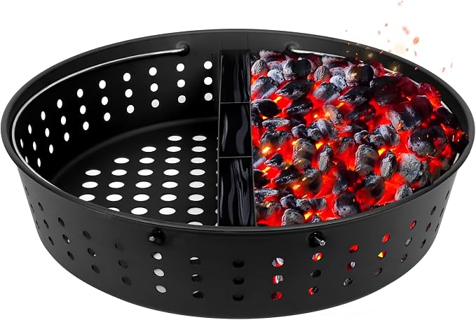 Fire Basket for Weber Kettle XL Big Size Green Egg Grill Airflow Charcoal by OLIGAI