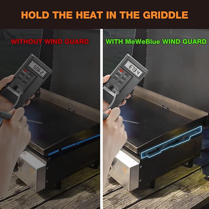 Wind Guards for Blackstone 22 Inch Griddle, Grill Accessories for Griddle Grill - Image 5
