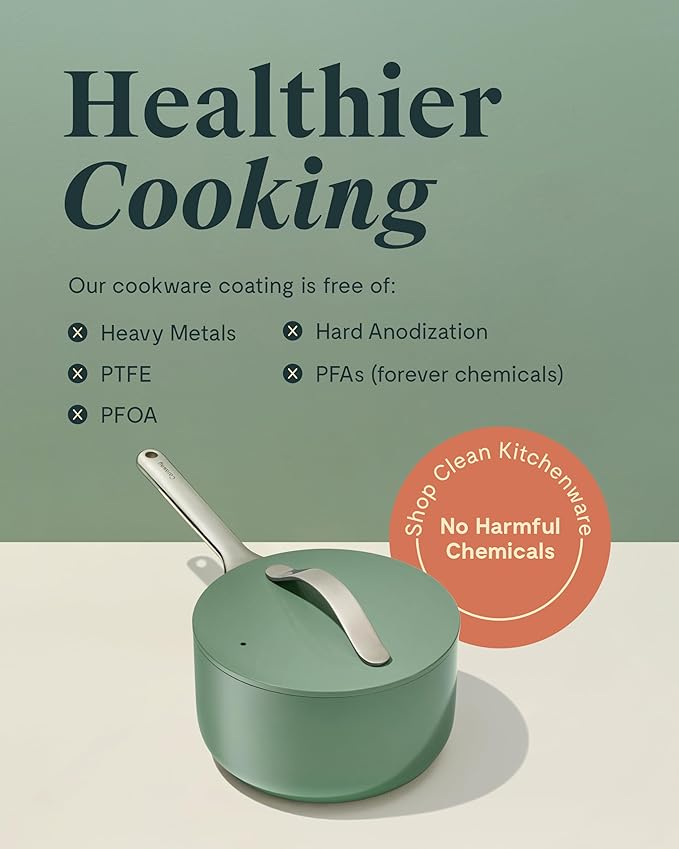Caraway Nonstick Ceramic Sauce Pans - Image 6