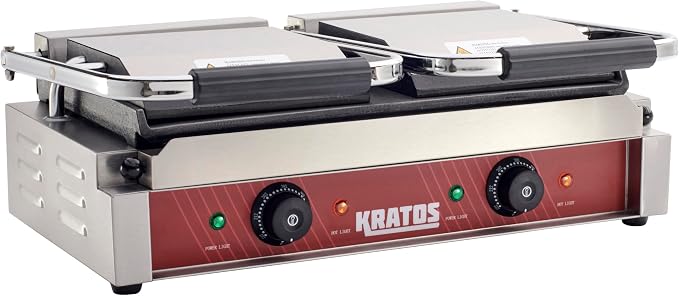 Kratos Commercial Electric Panini Sandwich Grill - Image 5