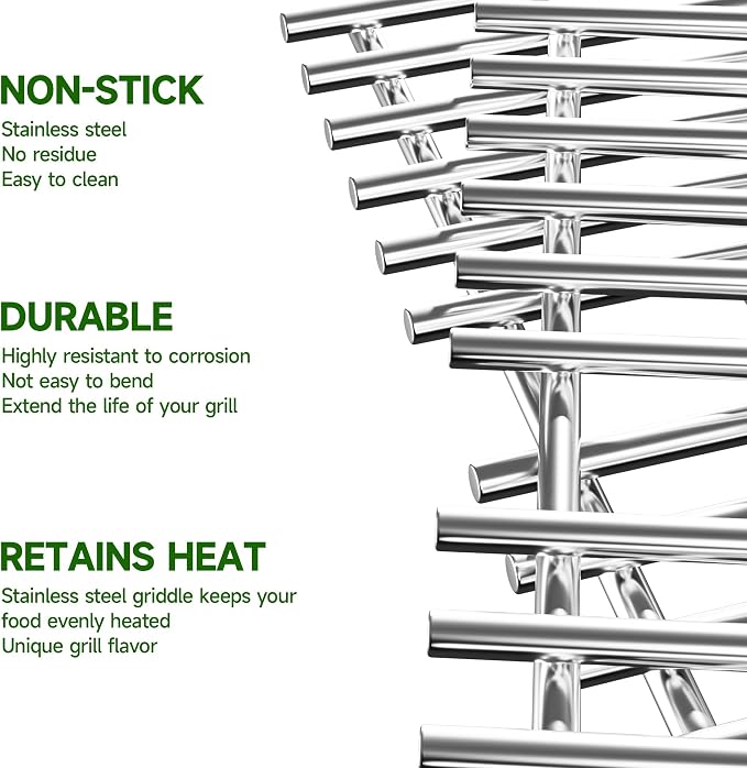 17" Grill Grates for Charbroil Infrared 3 Burner 463242515 463242516 466242515 - Image 3