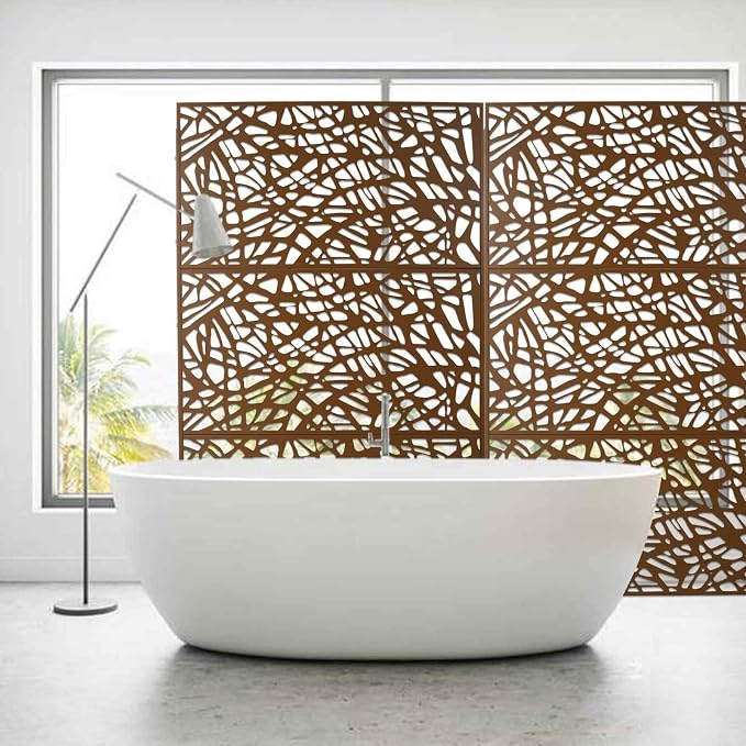 Outdoor Decorative Metal Privacy Screen Panel, Steel Partition - Image 4