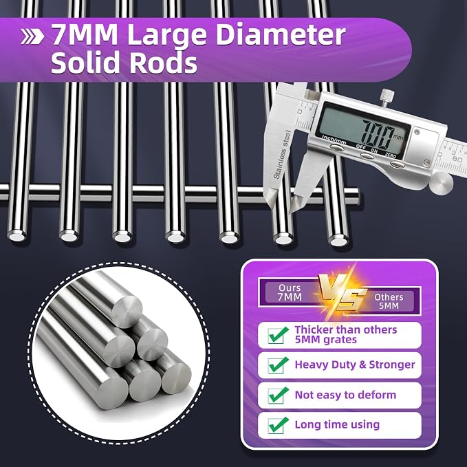 19.5" 304 Stainless Steel Grill Grates - Image 5