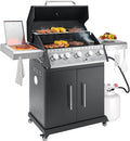 Propane Gas Grill, 5+1 Stainless Steel Barbecue Grill by ADREAK