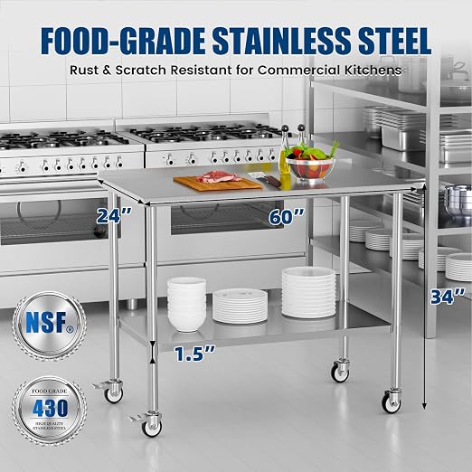 Stainless Steel Work Table - Image 3