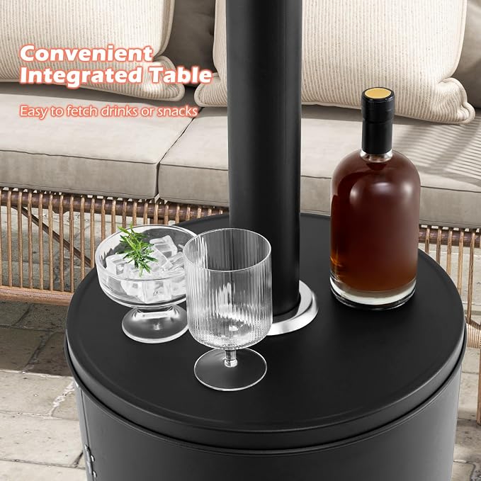 Tangkula 50, 000 BTU Propane Outdoor Heater, Patio Heater - Image 6