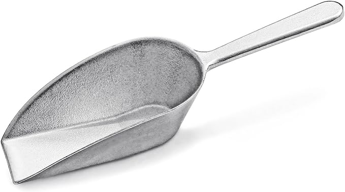 New Star Foodservice 34684 One-Piece Cast Aluminum Flat Bottom Bar Ice Flour - Image 4
