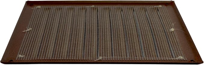 Square Ventilation Grille / 8" x 8" Inch Inside Measurement/Brown Metal Air - Image 7