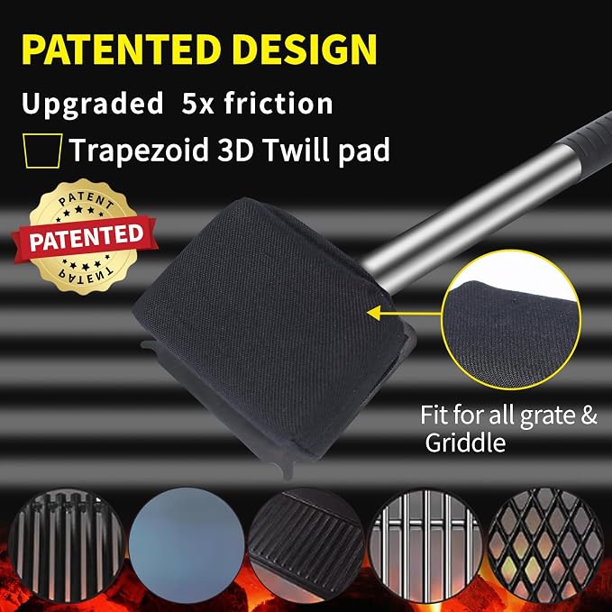 Steam Grill Brush Bristle Free, Grill Cleaner - Image 4