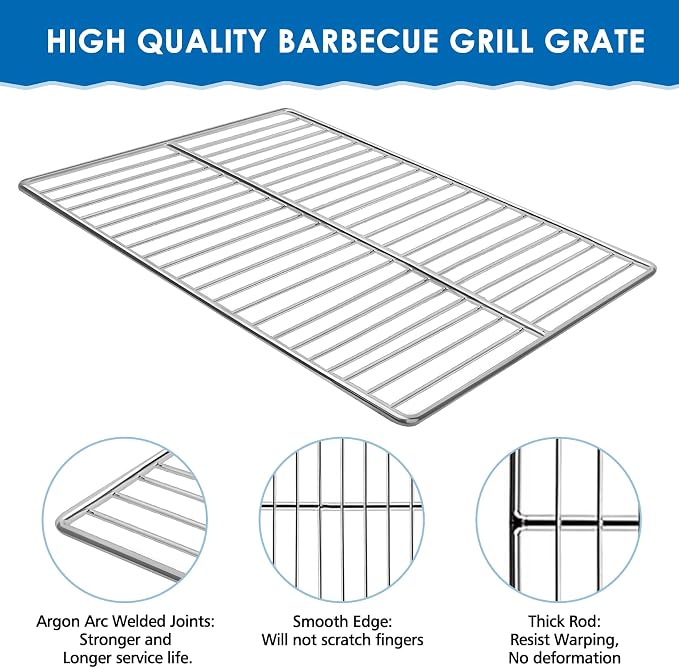 KEESHA BBQ Grill Mesh Metal Stainless Steel Barbecue Grill Grates Replacement - Image 3