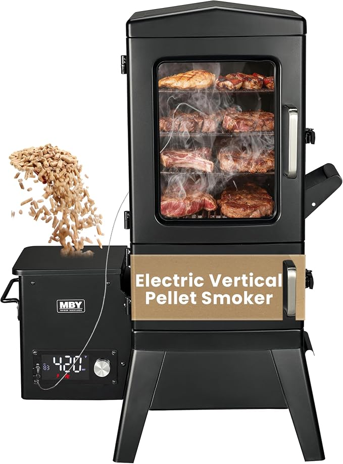 Vertical Electric Pellet Smoker by MASIONBACKYARDS