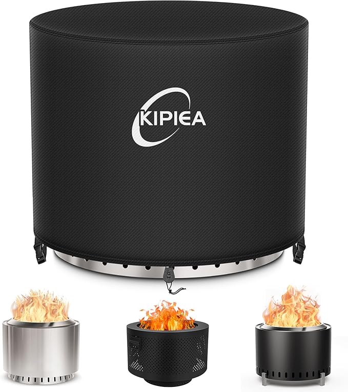 Kipiea Round Fire Pit Cover for Solo Stove Bonfire by Kipiea