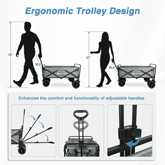 Yesker Foldable Wagon - Image 3