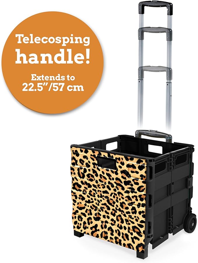 Inspired Living Ultra-Slim Rolling Collapsible Storage Pack-N-Roll Utility-carts - Image 4