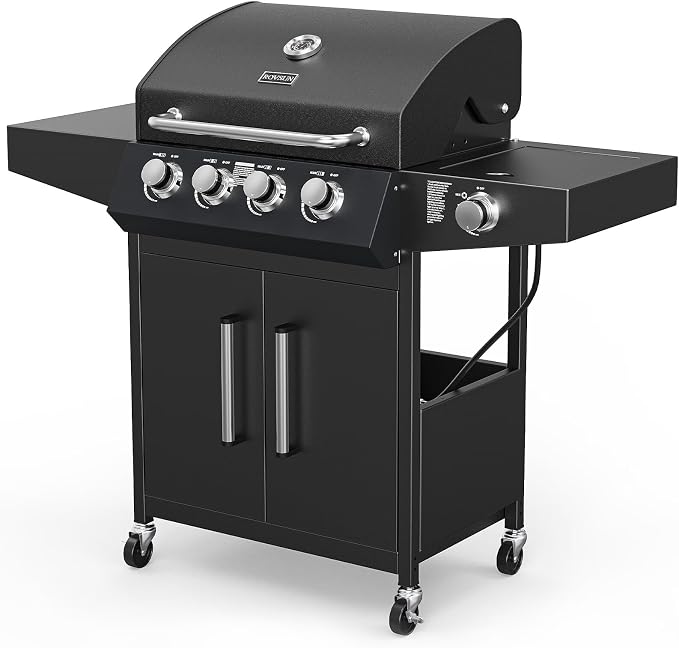 ROVSUN 4-Burner Propane Gas BBQ Grill by ROVSUN
