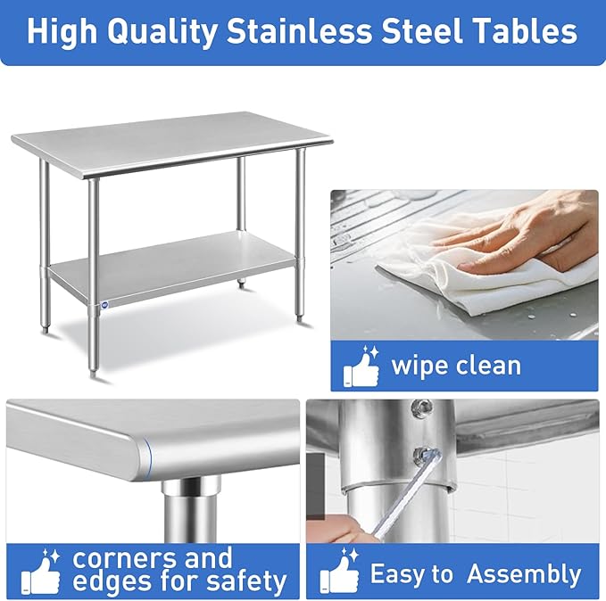 ROCKPOINT Stainless Steel Table - Image 7