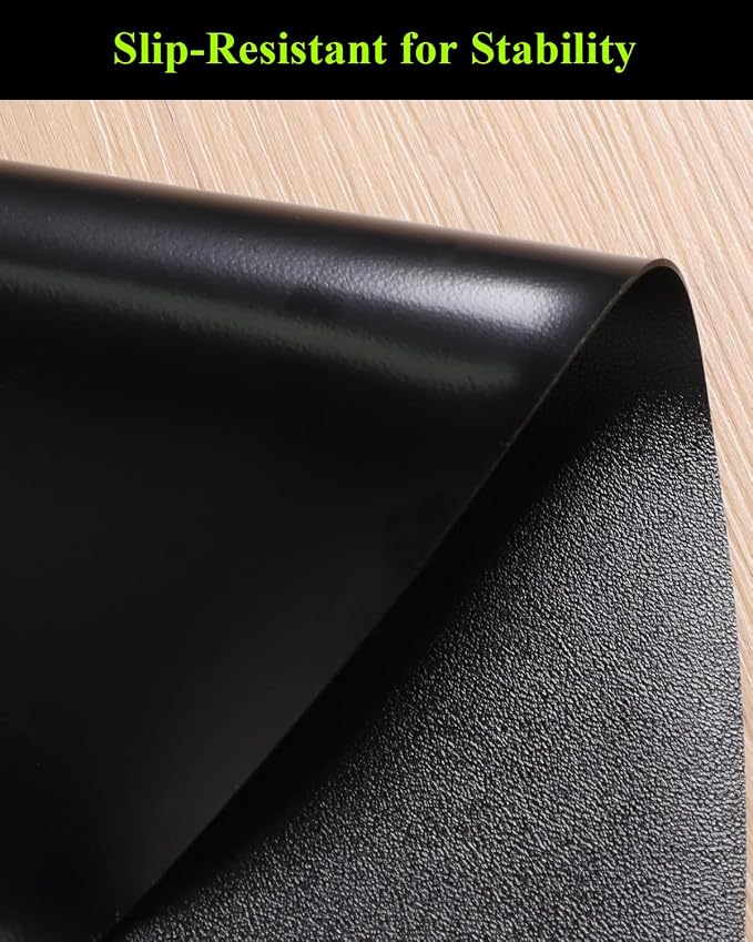 Black Plastic Table Cover Protector, 1.5mm Thick Vinyl Table Top Protector - Image 6
