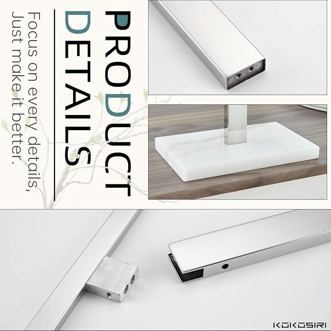 KOKOSIRI Hand Towel Rack Stand Towel Bar - Image 7