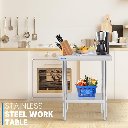 Stainless Steel Table for Prep & Work - Image 7