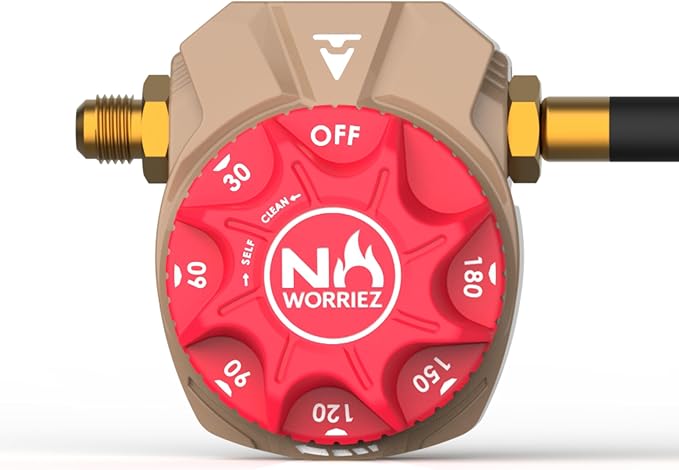 NO WORRIEZ 3 Hour Bypass Safety Auto Shut-Off Gas Timer by NOWORRIEZ