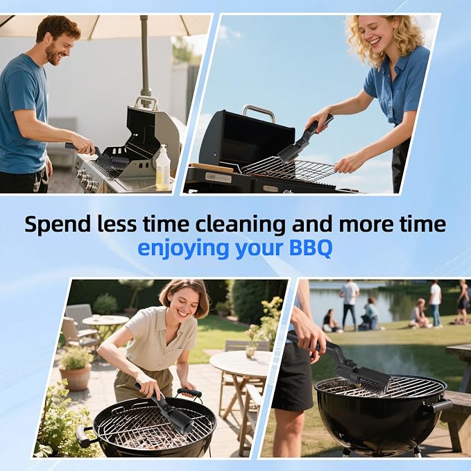 Upgraded Electric Grill Brush, Cordless Rechargeable Grill Cleaning Brush - Image 7