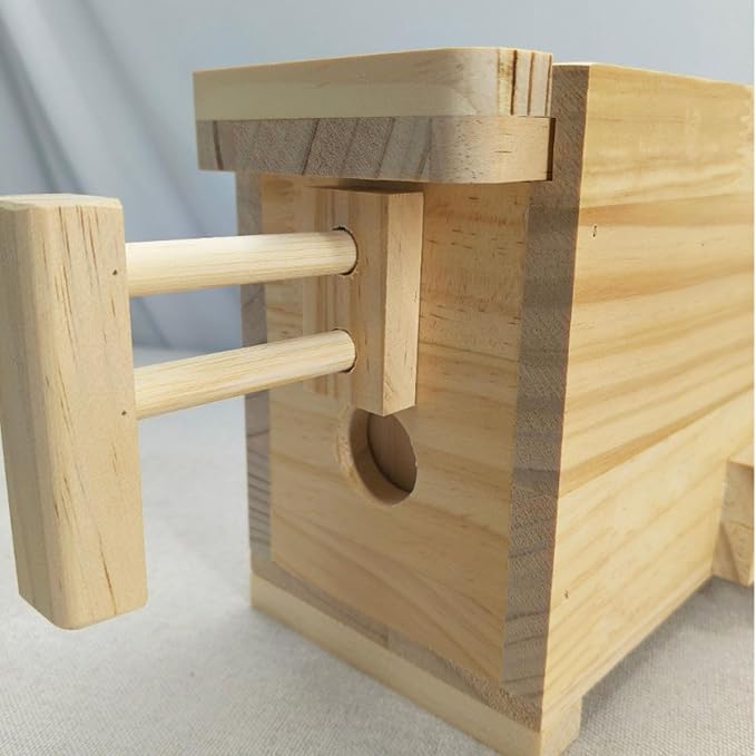 Wooden Bellows with Pipe Air Blower Box Small Traditional Chinese Fire Bellows - Image 5