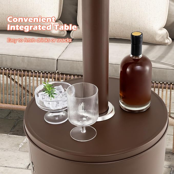 Tangkula 50, 000 BTU Propane Outdoor Heater, Patio Heater - Image 6