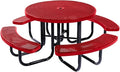 COATEDOUTDOORFURNITURE Heavy-Duty Portable Outdoor Picnic Table by CoatedOutdoorFurniture