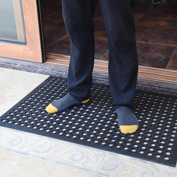 Outdoor Mat, Odorless Flexible Entrance Floor Mat, Anti-Slip Workplace Mats - Image 6