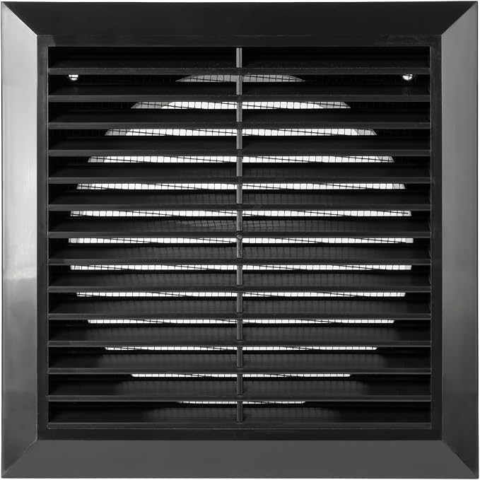 Black 6" Inch Ventilation Grille by Unknown
