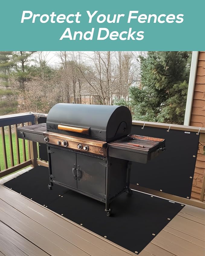 Heat Shield Behind Grill 4'x5' Heat Shield Mat - Image 3
