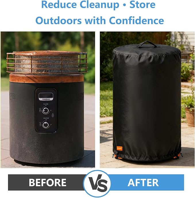 Cover for Ninja Fireside 360 Fire Pit, Outdoor Heavy Duty 600D Waterproof Cover - Image 7