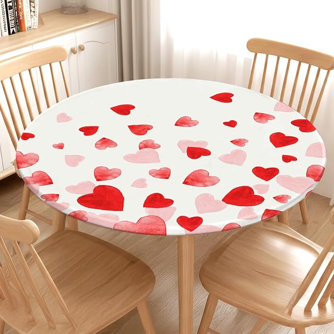 Valentines Day Round Fitted Tablecloth - Image 7