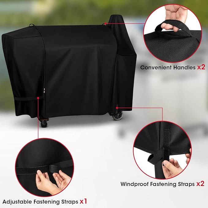 Unicook Pellet Grill Cover for Pit Boss Austin XL, Heavy Duty Waterproof Wood - Image 6
