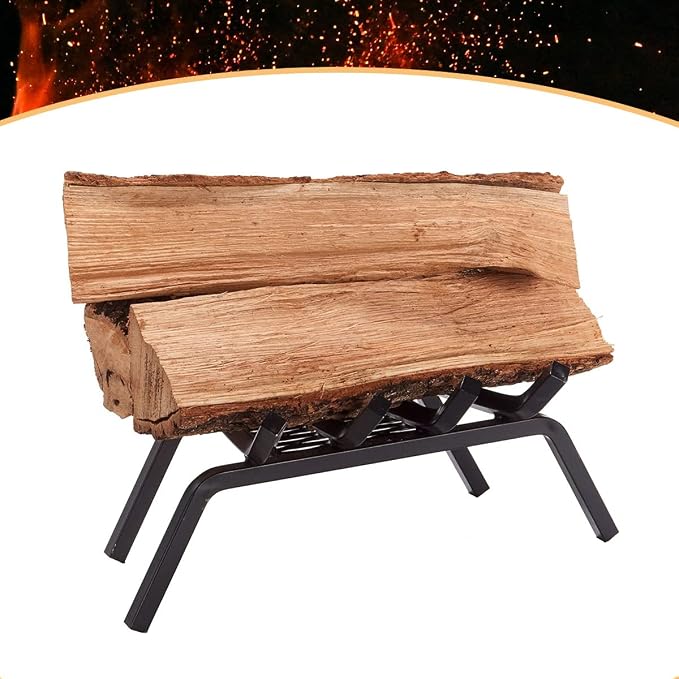 Heavy-Duty Steel Fireplace Grate - Image 2