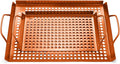 Outset QN76 Copper Grid Set Non-Stick Grilling Tray by Outset