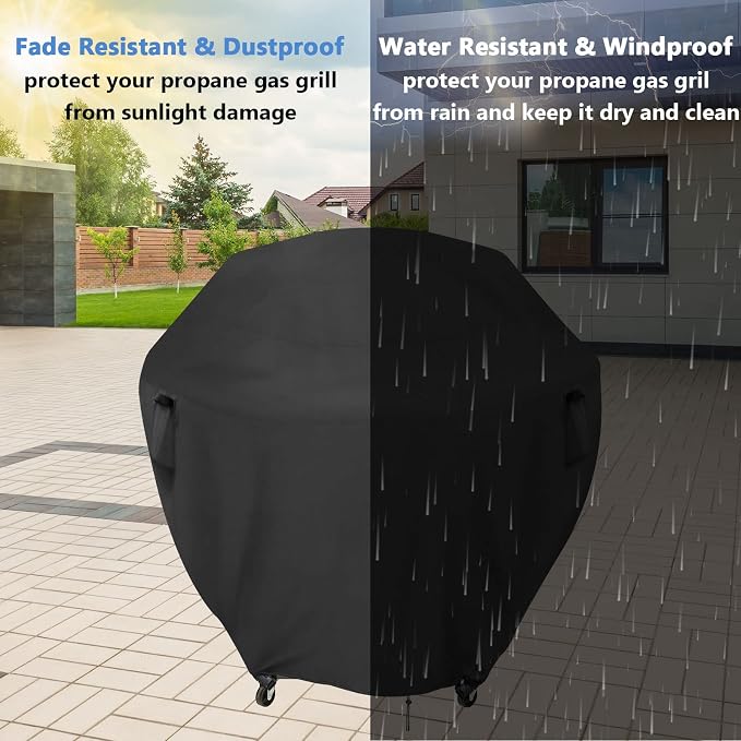 Gas Grill Cover for 30" Cuisinart CGG-999, Waterproof 360 XL Griddle Cover for - Image 5