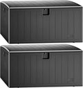 JEKO&JEKO 260 Gallon Outdoor Storage Box Set, Garden Tools, Outdoor Cushions by JEKOJEKO