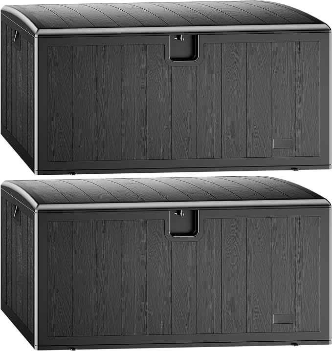JEKO&JEKO 260 Gallon Outdoor Storage Box Set, Garden Tools, Outdoor Cushions by JEKOJEKO