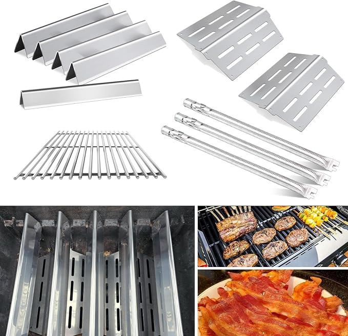 Flavorizer Bars, Heat Deflectors, Grill Burner and Grill Grid - Image 8