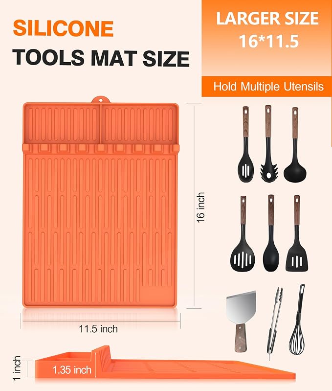 Silicone Griddle Tools Mat for Blackstone - Image 3